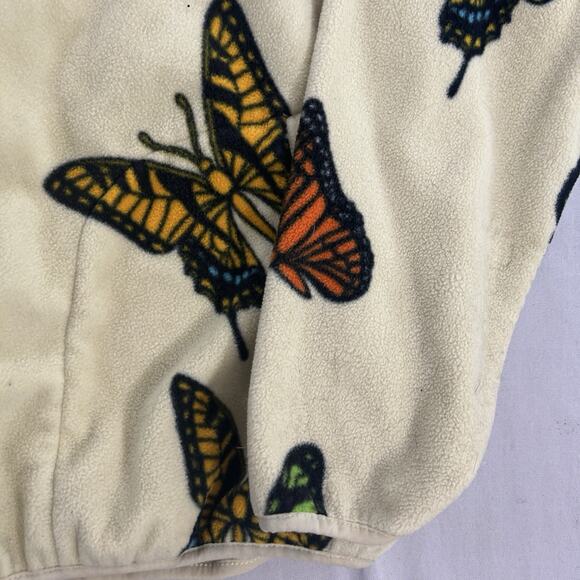 Parks Project Butterflies Trail High Pile Fleece Pullover-Unsex Size Medium - Picture 7 of 10